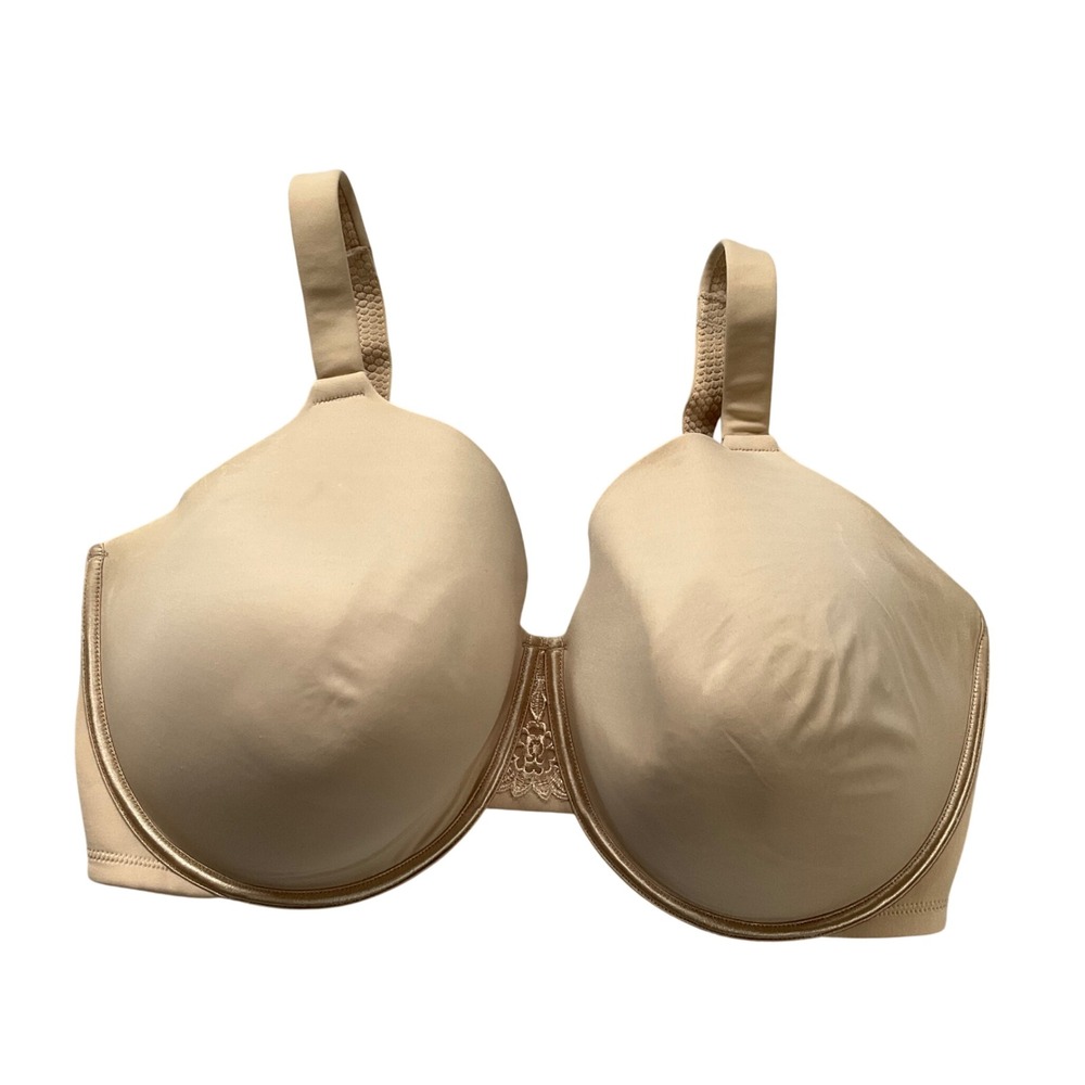 Vanity Fair Beauty Back Full Figure Underwire Bra 42G Beige 76380 Comfort Khaki